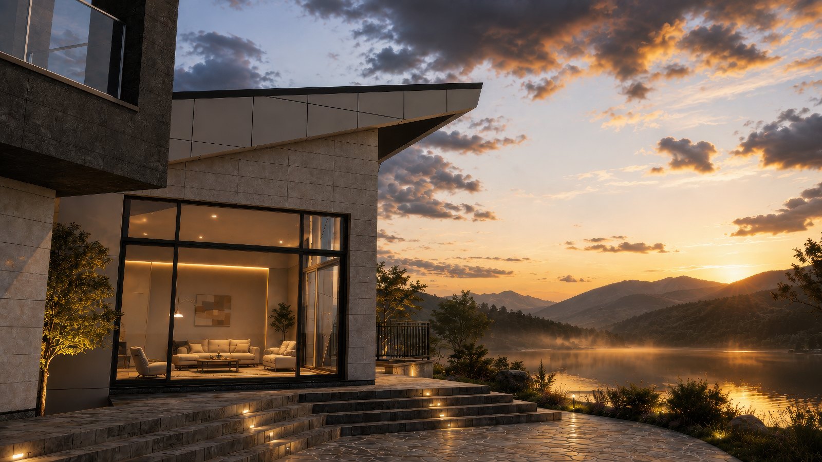 조형미를 담은 모던 하우스